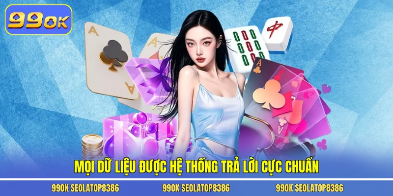 Mọi dữ liệu được hệ thống trả lời cực chuẩn